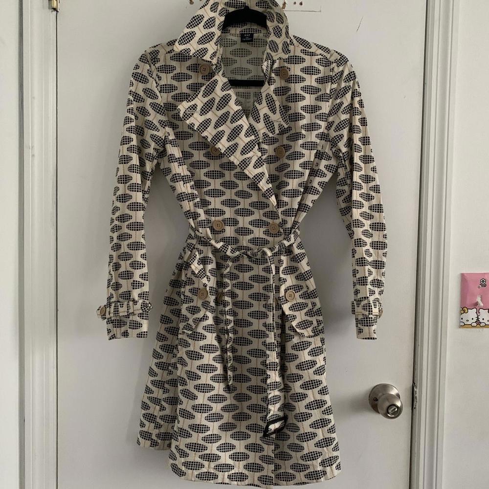 Gap Trench Coat Pea Coat - Picture 3 of 4